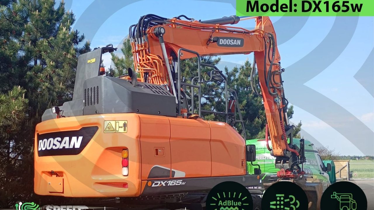 Koparka kołowa Doosan DX165W – serwis SpeedTronic