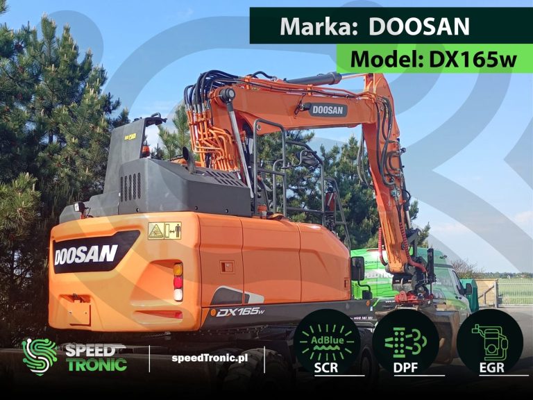 Koparka kołowa Doosan DX165W – serwis SpeedTronic